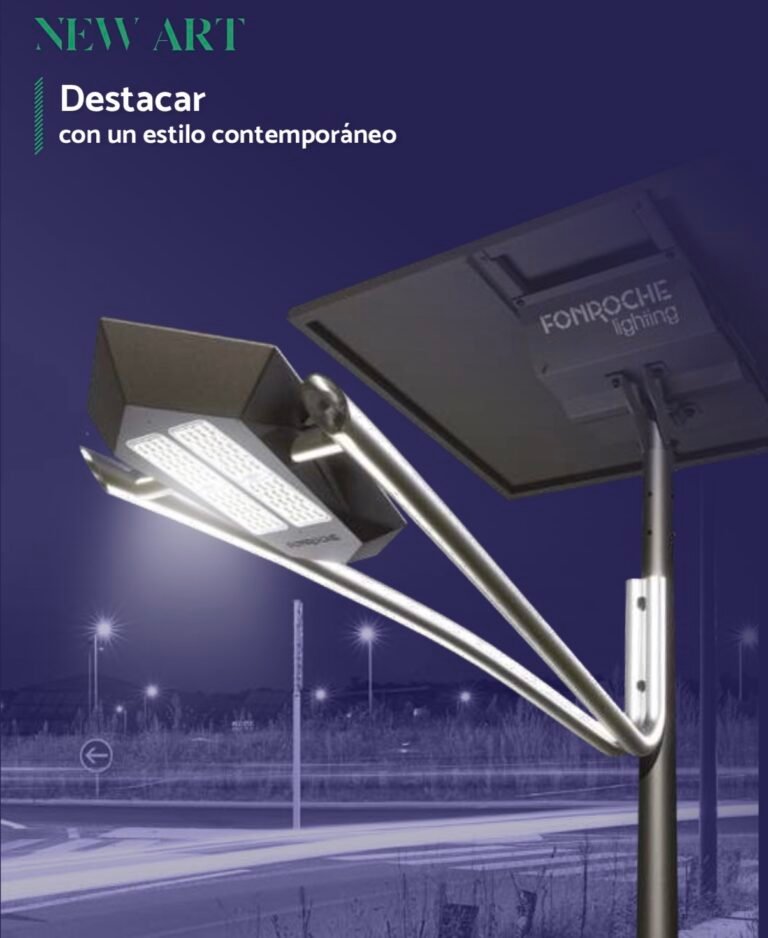 NEW ART - luminaria solar contemporánea Fonroche Lighting