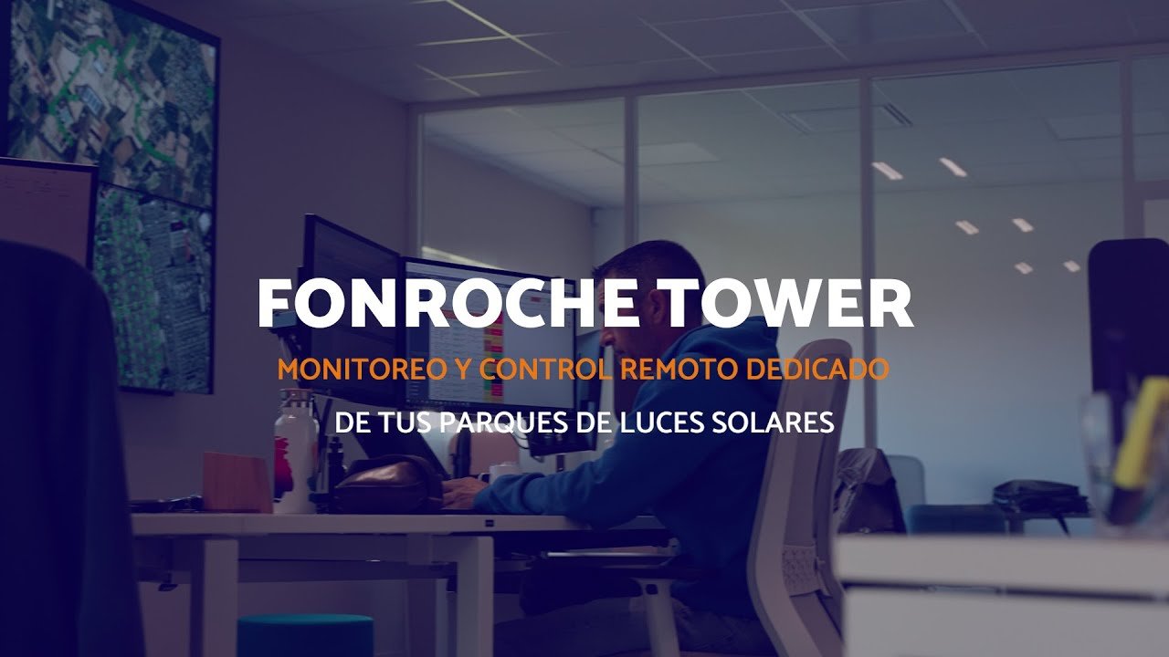 Présentation vidéo de Fonroche Connect, supervision de l’éclairage solaire